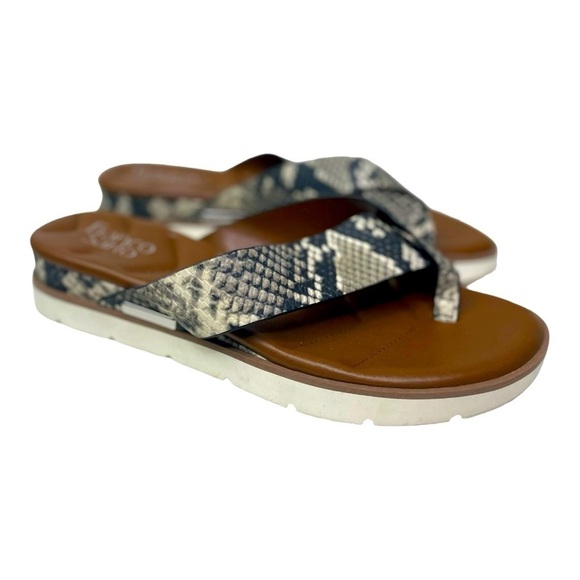 Franco Sarto Darious Women’s Faux Snakeskin Sandals - Picture 1 of 9